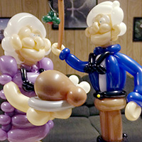 Senior couple with their favourite hobbies