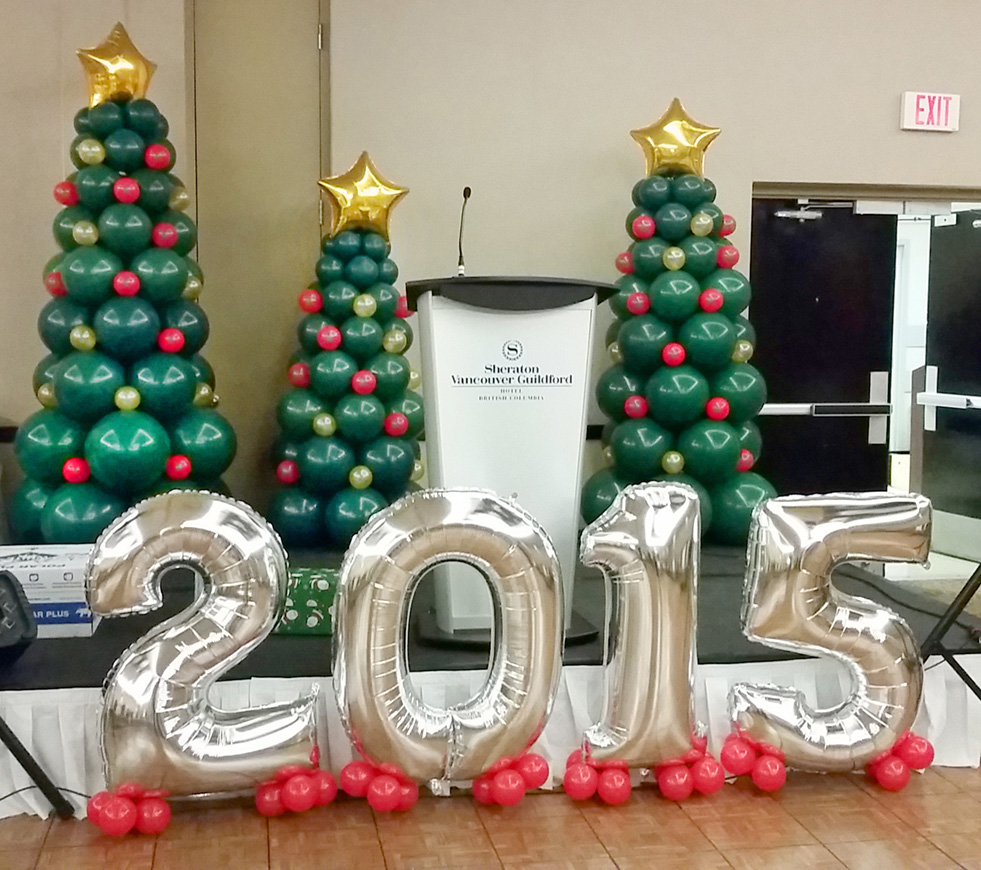 Red themed birthday party decor