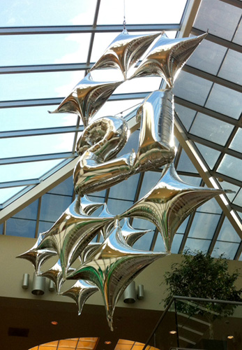 Canada mall balls for anniversary celebration